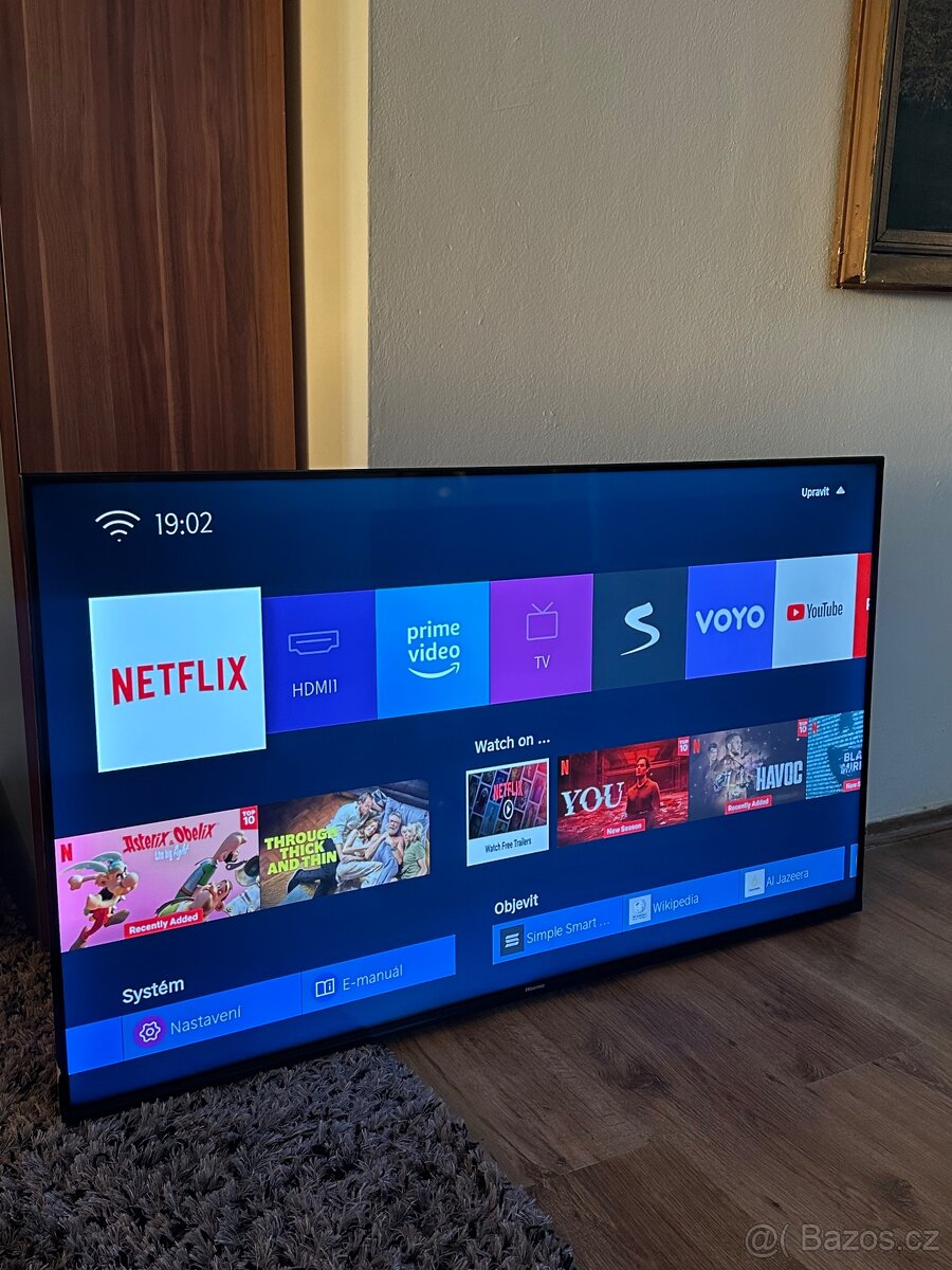 Televize hisense 50" 126 cm, Smart TV, dvbt2, WiFi