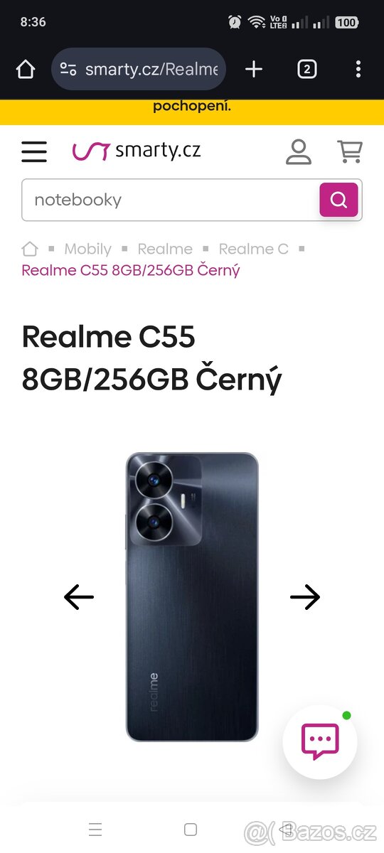 Realme C55 8GB/256GB Černý