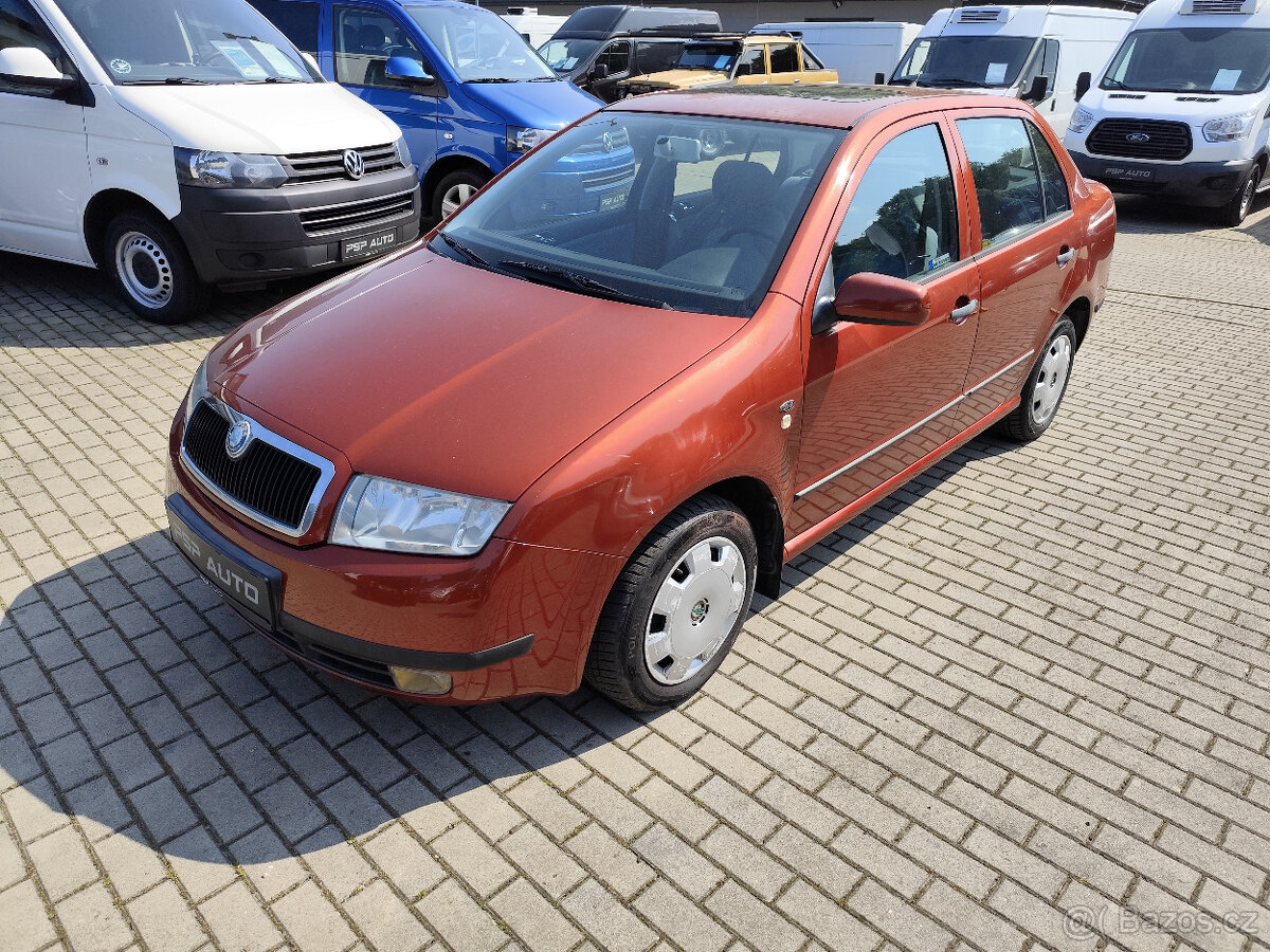 Škoda Fabia 1,4i 16V 74KW 1.MAJ EL.ŠÍBR SERVIS NOVÉ ČR 2002
