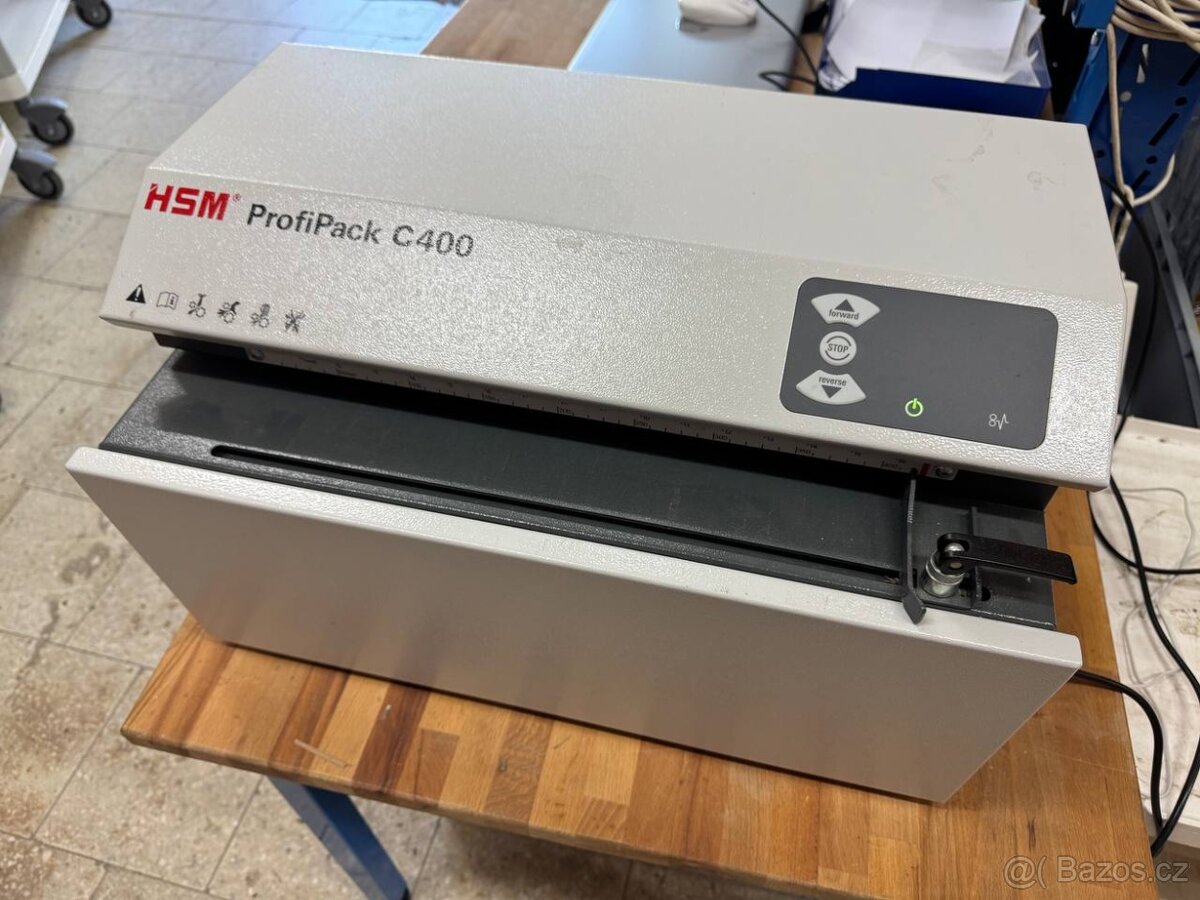 HSM ProfiPack 400 na zpracování kartonu - skartovačka karton