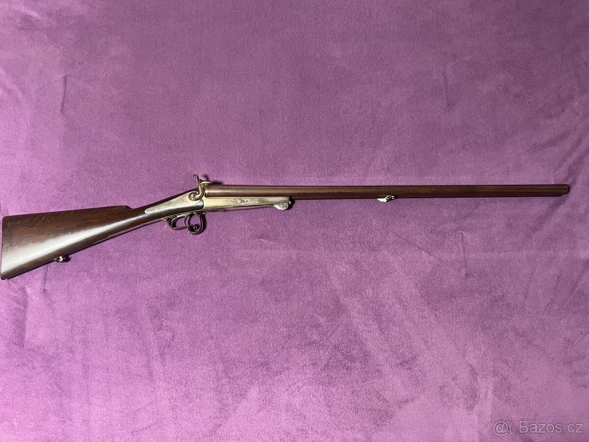 Historická Brokovnice Lefoš / Lefaucheux - Cal. 12