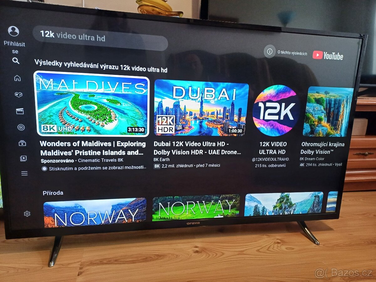 140cm, 4K Smart TV 0rava LT-1410, Wi-Fi, DVBT2