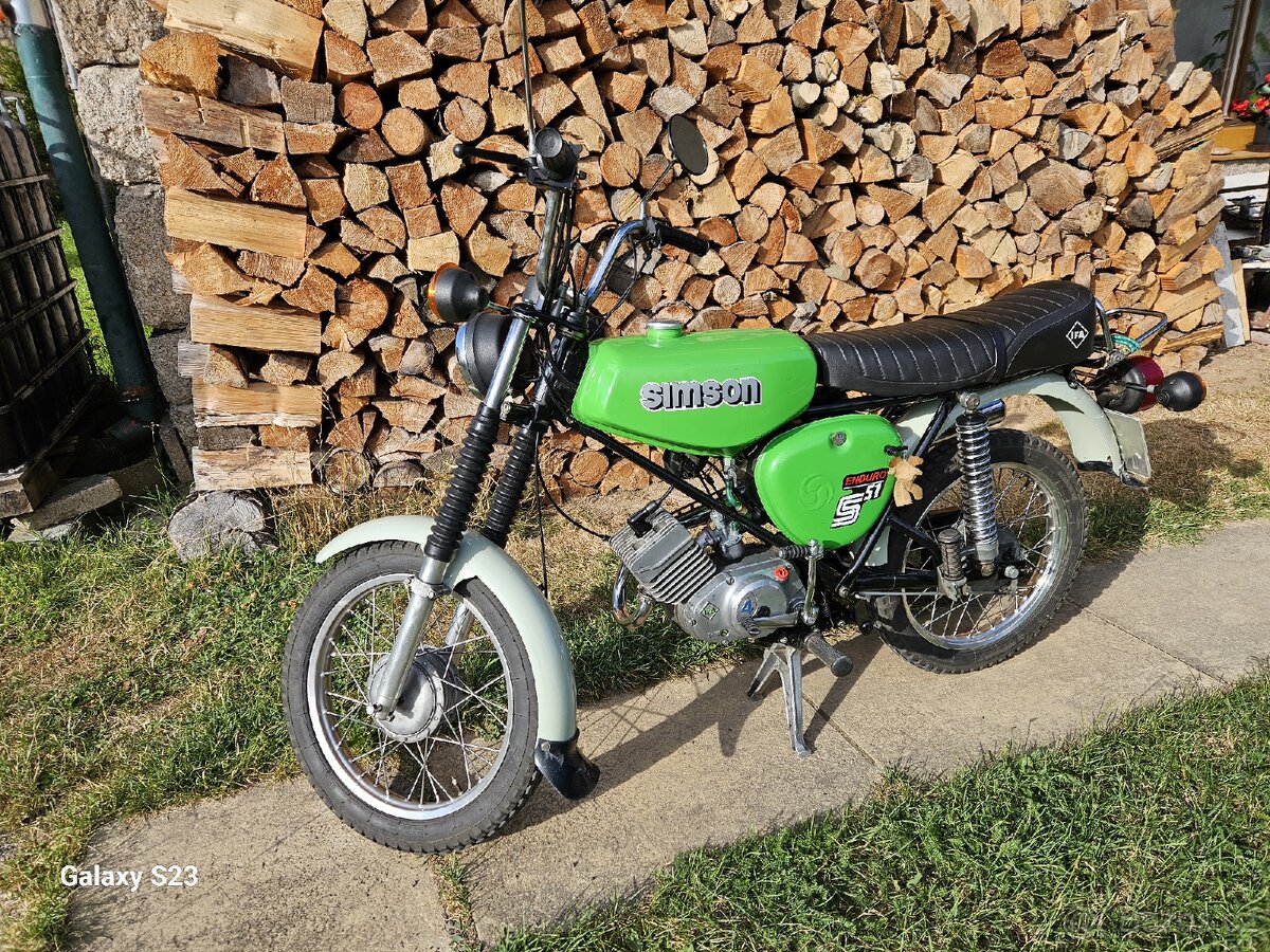 Simson s51 enduro výměna
