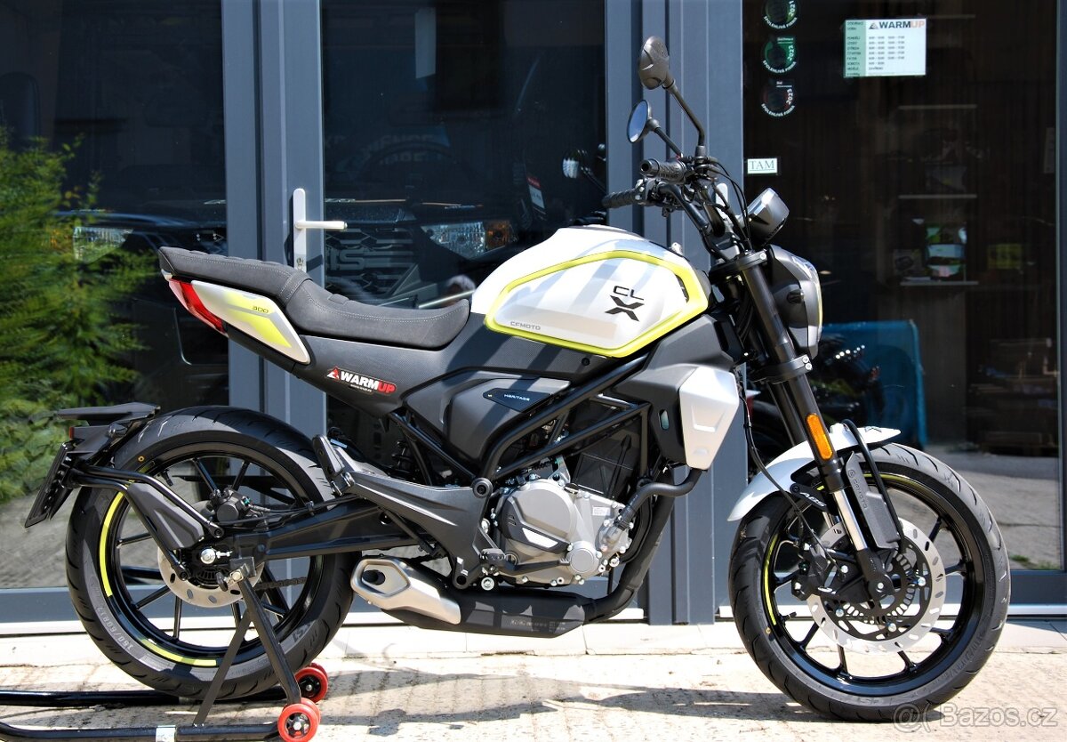 CFMOTO 300 CL-X bílá - použitý stroj, ZÁRUKA 5 let