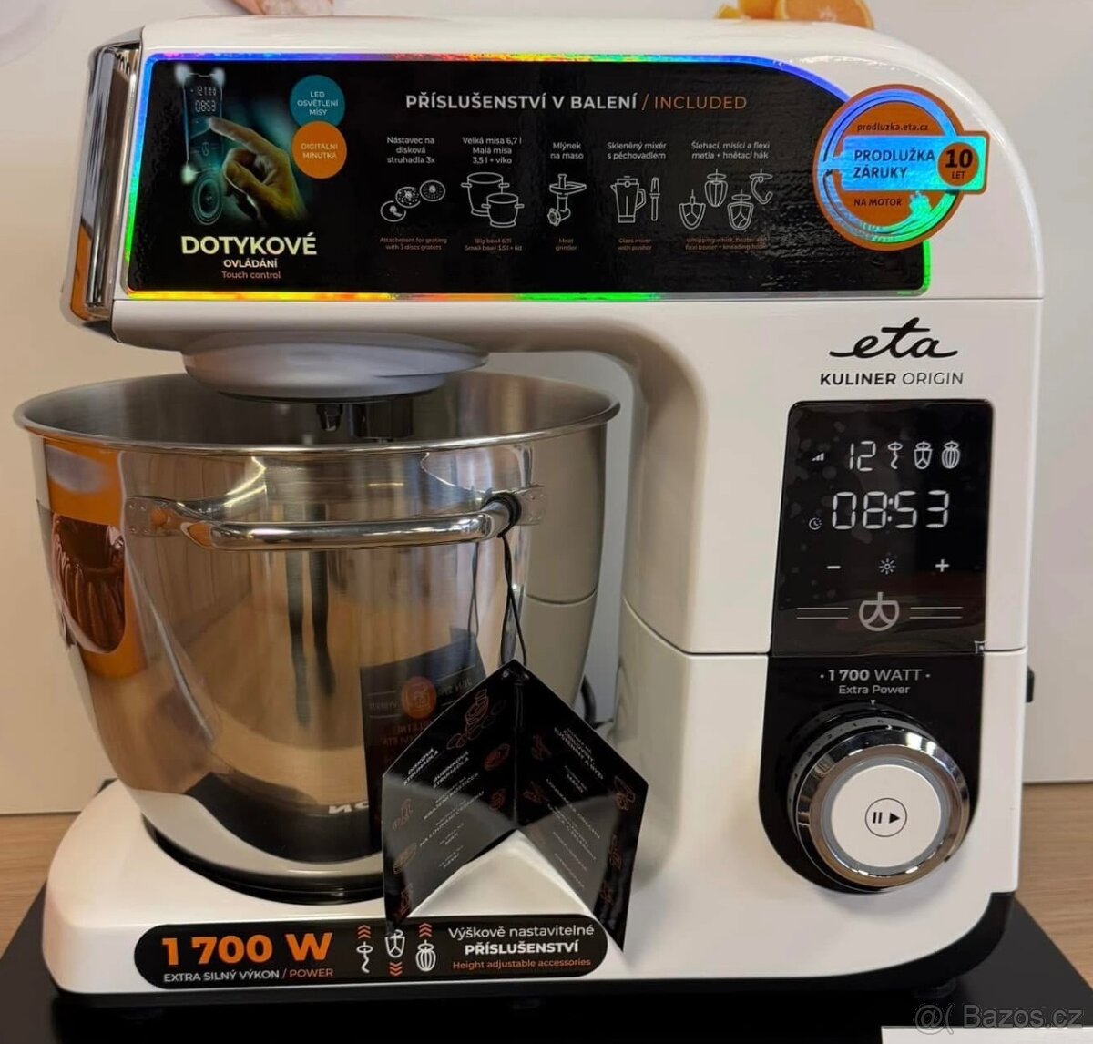 Kuchyňský robot ETA Gratus Kuliner II Origin 2038 90000 bílý