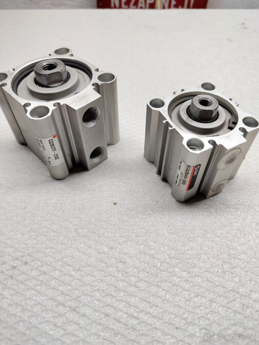 SMC kompaktní pneumatický válec, ECQ2B40-20D+CQ2B50TF-25DZ