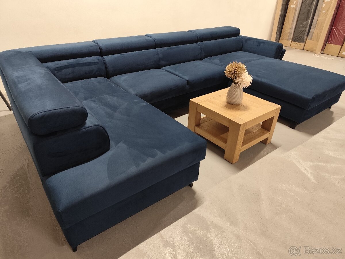 Luxusní Sedací souprava do U - NOVÁ - Přivezu