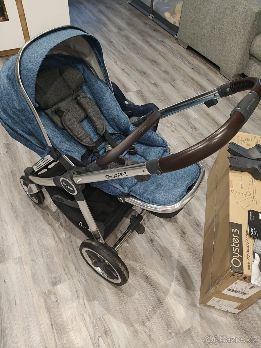 Kočárek Oyster 3 luxusní set 6v1