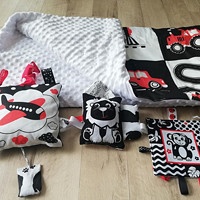 velký set pro chlapečka deka,hračky