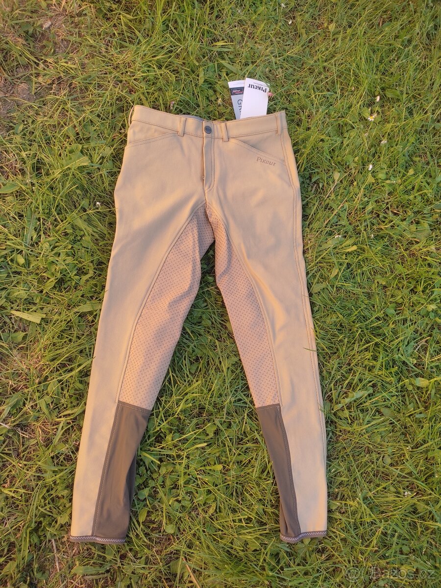 Světle béžové rajtky Pikeur grip