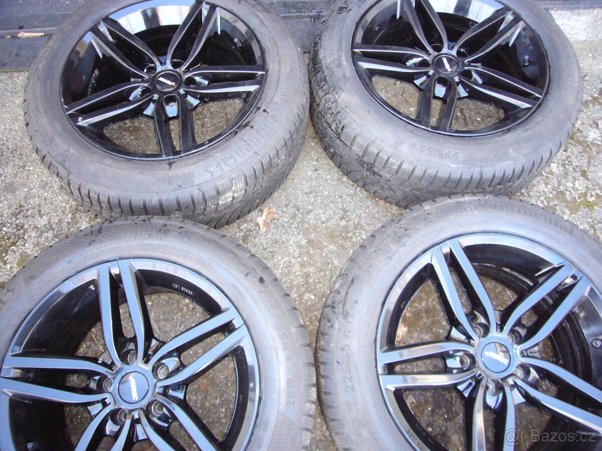 ZIMNÍ ALU KOLA AUDI-BMW-MERCEDES-ŠKODA-SEAT 17" 5x112