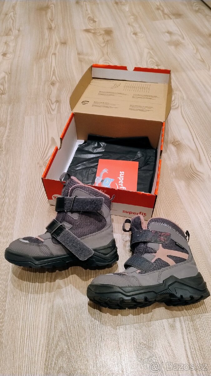 Dětské dívčí zimní boty