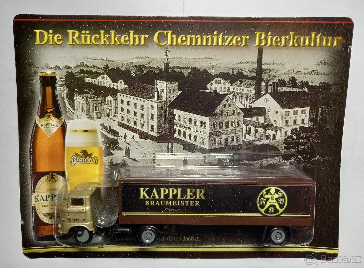 Tahač IFA W50 s valníkovým návěse Kappler 1:87 HO