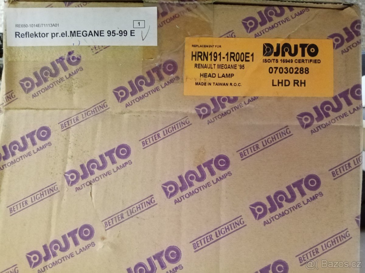 Přední světlo Renault Megane95-99
