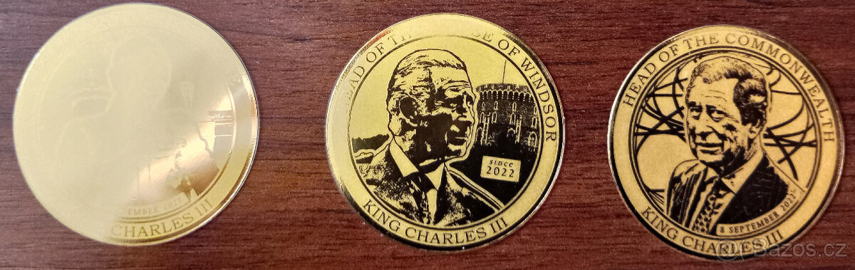 Sběratelská sada medailí Král Charles III