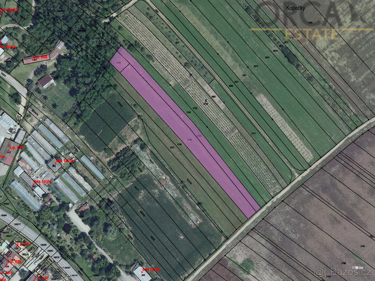 Investičně zajímavé pozemky v k.ú. Vranovice nad Svratkou o