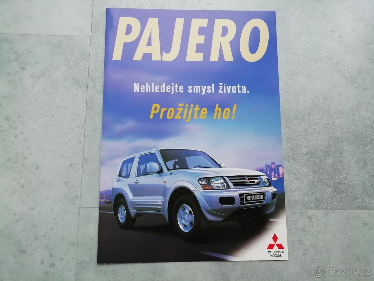 Mitsubishi Pajero CZ leták - doprava v ceně