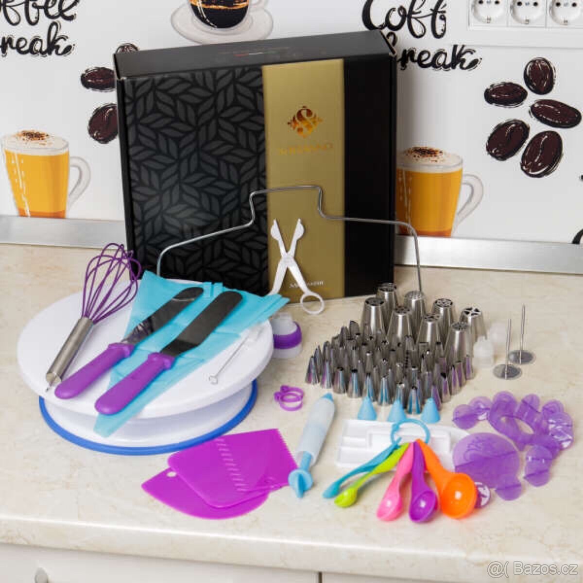 MrCakesie - Profesionální cukrářský set s dárkovou krabičkou