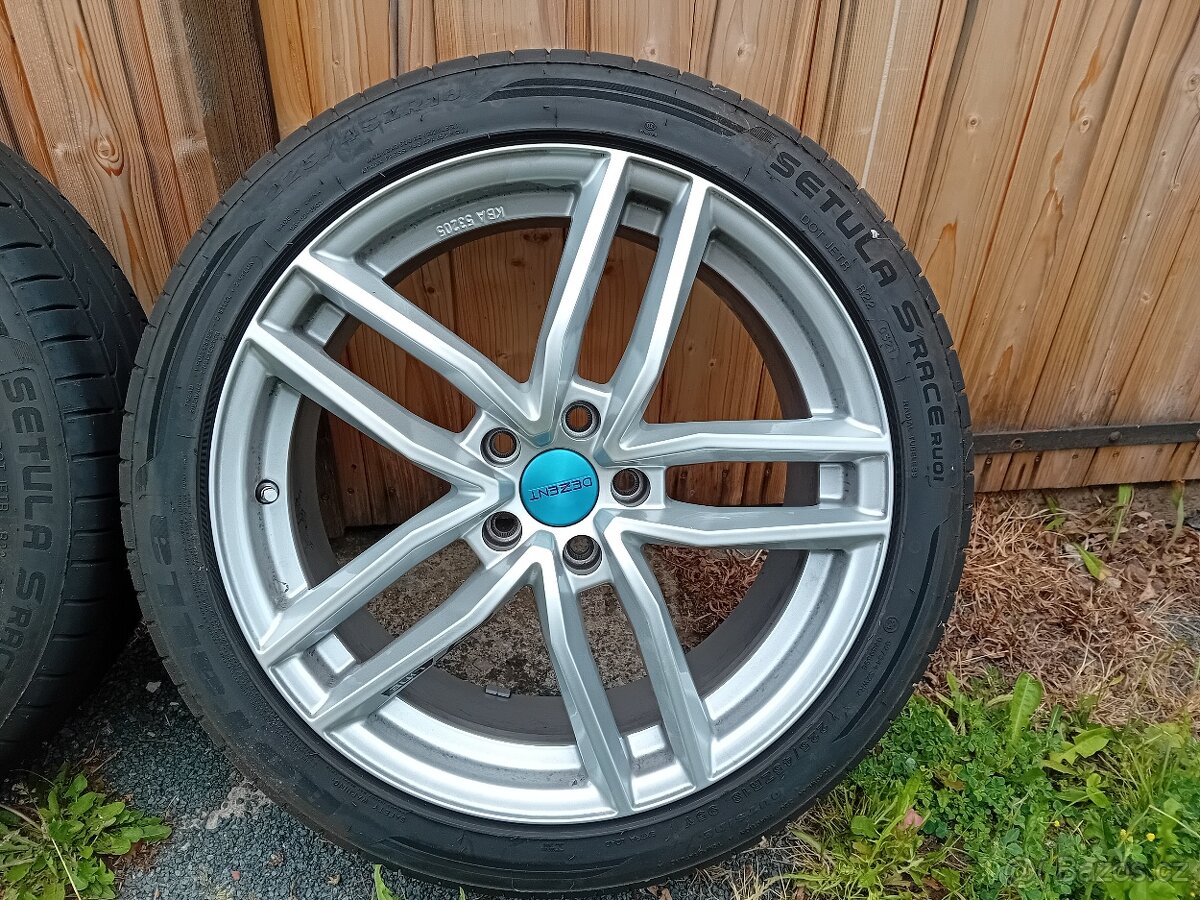 ALU 8x18, 5x108 ET 42 s letními pneu NOVÈ  SLEVA