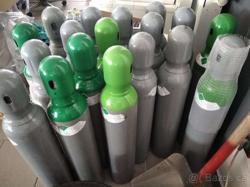 Lahev 8l Argon / CO2 / MIX- Corgon/ Dusík