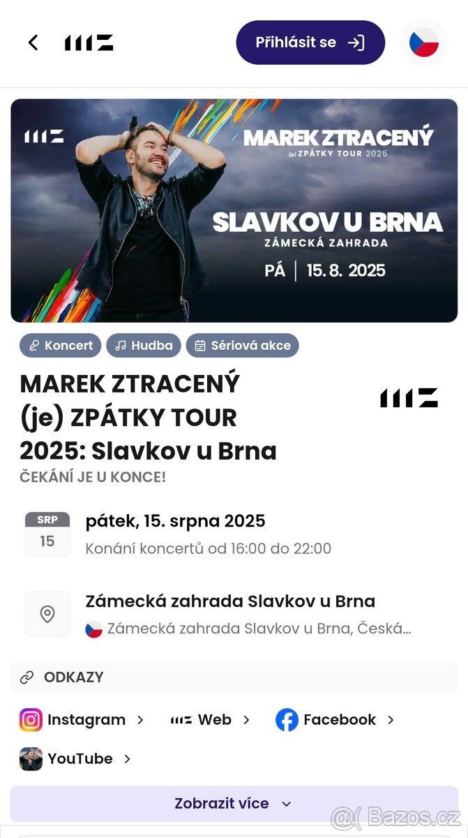 Marek Ztracený Slavkov u Brna