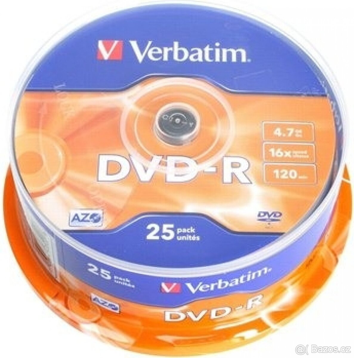 VERBATIM DVD-R AZO 4,7GB, 16x, SPINDLE 25 KS