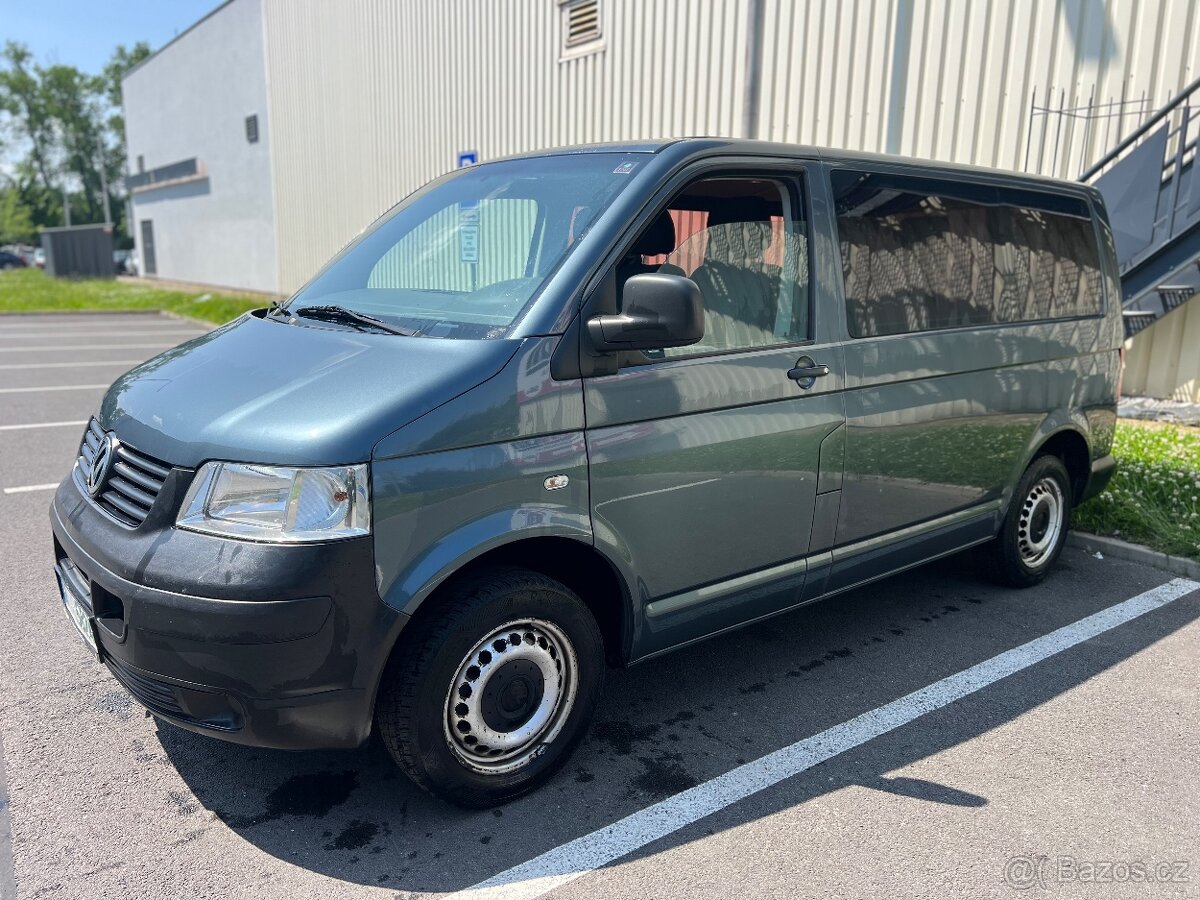 Vw T5 1.9tdi 75kw, 9 míst, rv 2009 TRANSPORTER