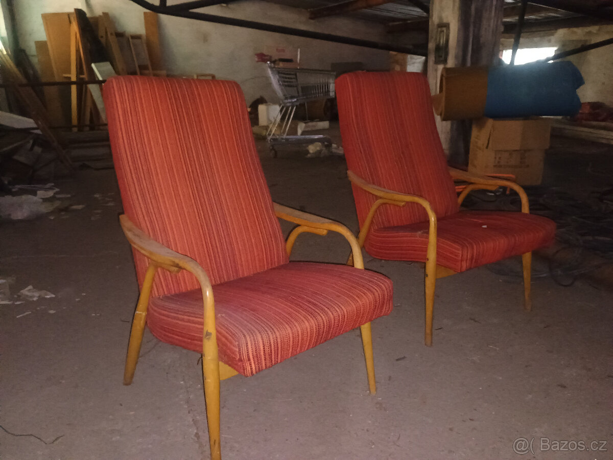 Prodam 2ks retro kresla