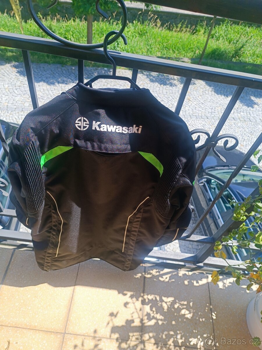Motorkářská bunda Kawasaki