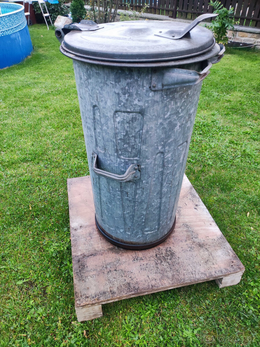 Popelnice pozinkovaná 110l