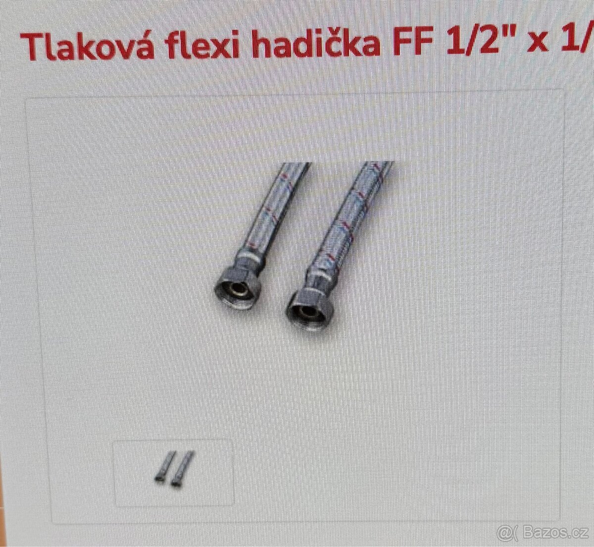 Flexi hadice 1/2"x1/2"x150cm 2ks nove