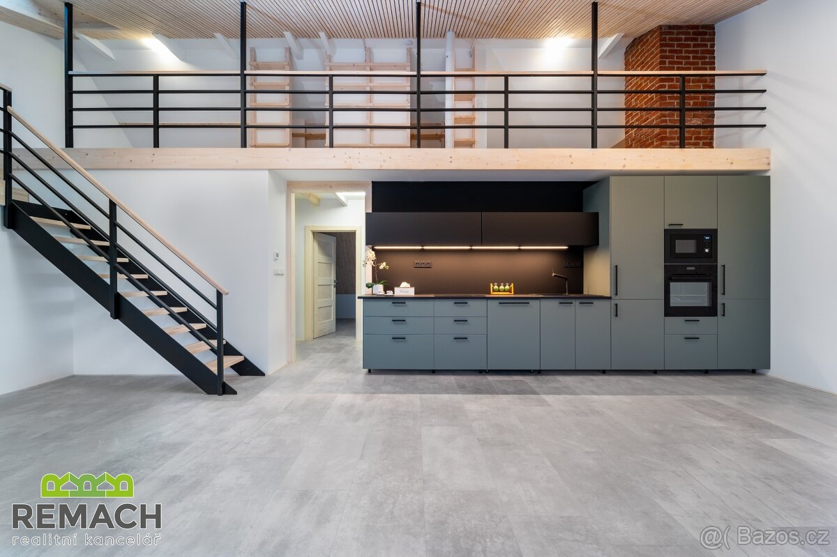 Pronájem, byt 3+kk, 105 m², pracovna, šatna, parkovací místo