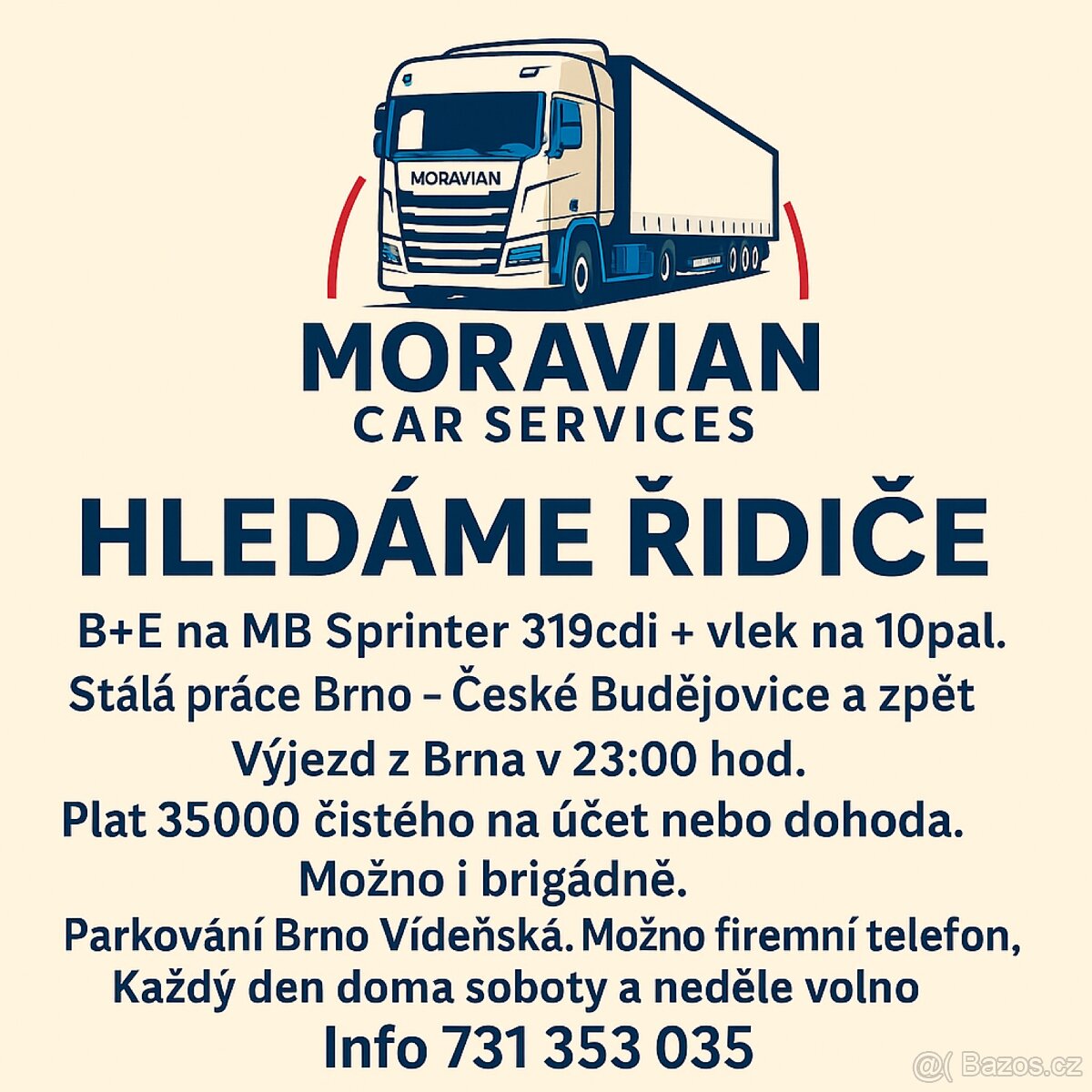 Řidič B+E