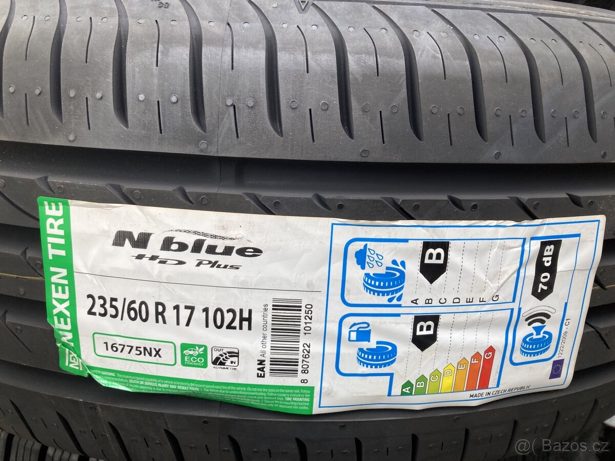 pneu Nexen 235/60 R17 N'BLUE HD PLUS [102] H letni