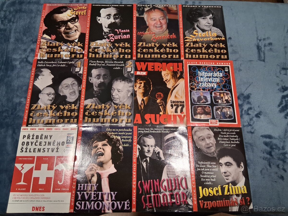 DVD - Zlatý věk českého humoru a hity.