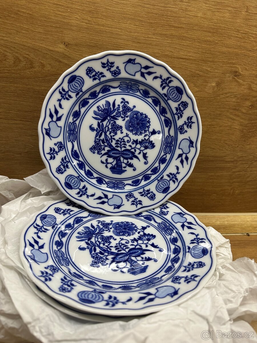 Talíř dezertní 19 cm, Cibulák, originální z Dubí