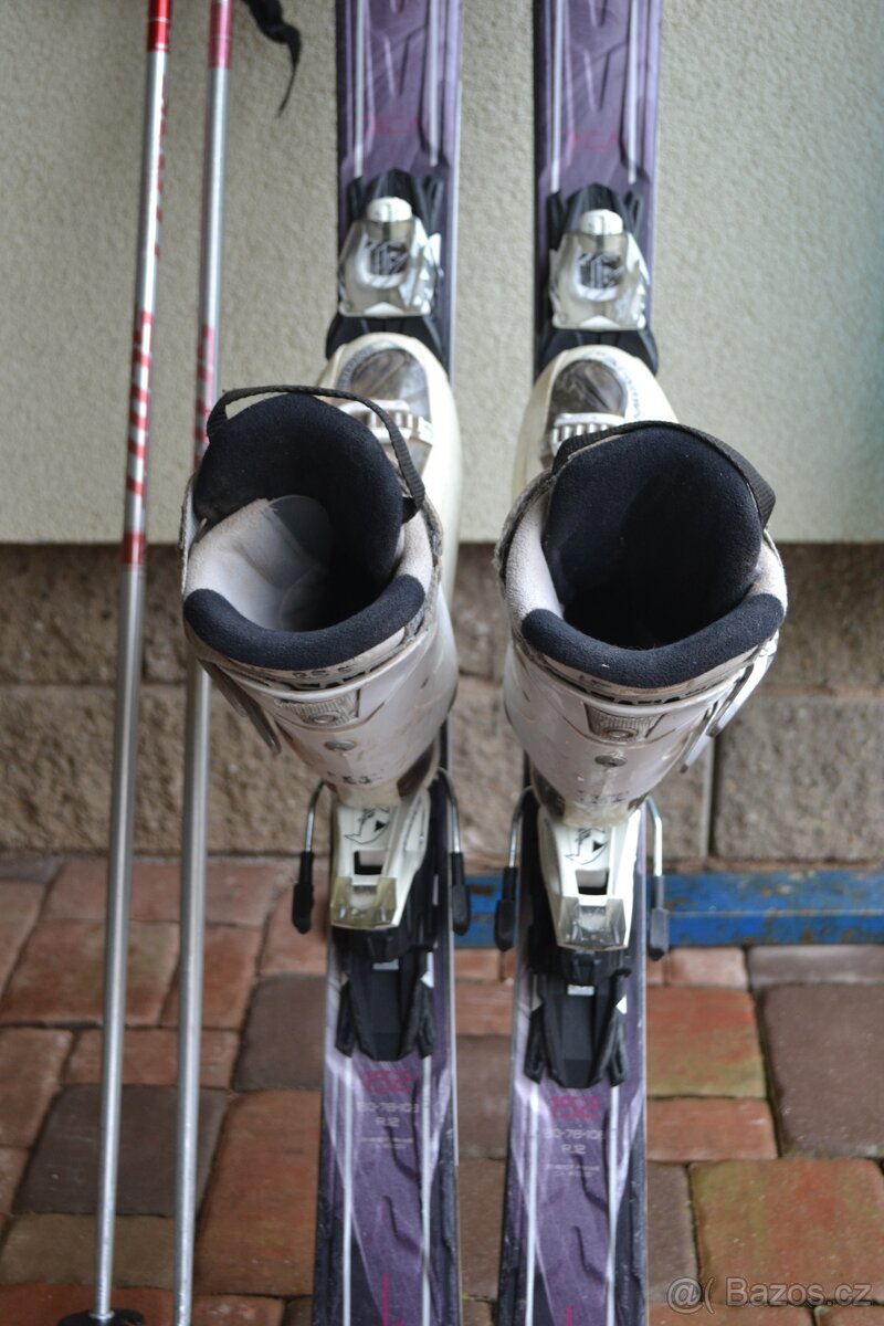 krásné lyže Nordica 152 cm Unisex + dobré boty dle Vaší v.