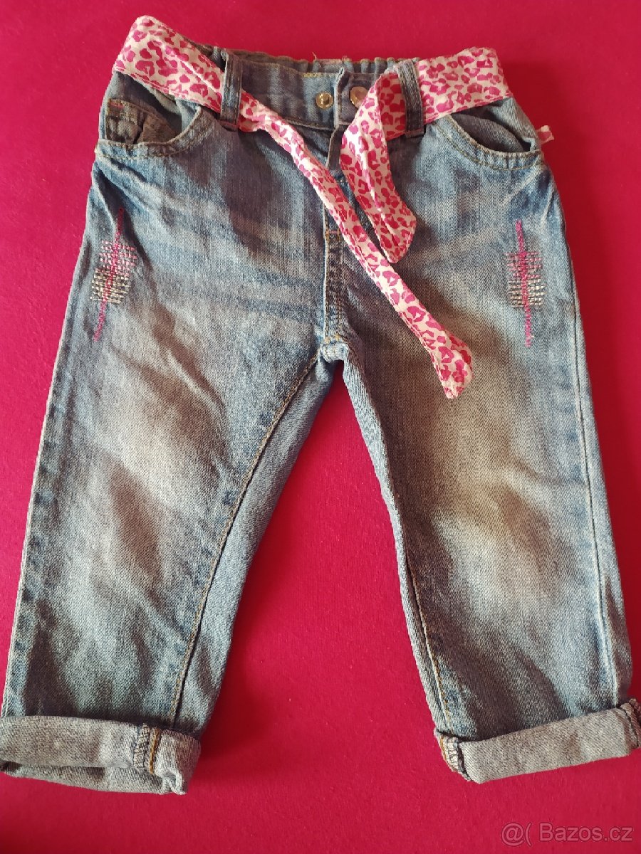 dívčí kalhoty rifle vel 74