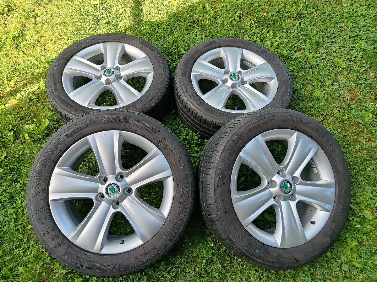 alu kola 5x112 R17 Škoda Yeti a 225/50/17