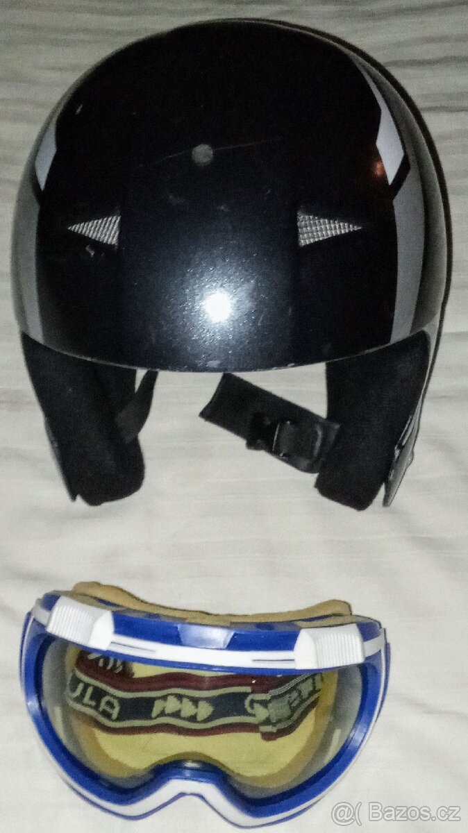 Přilba Action Evo , velikost M a brýle značky Okula