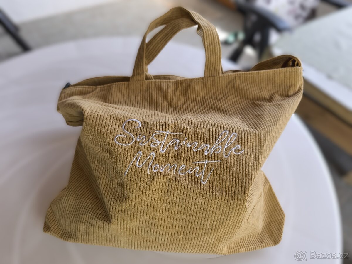 Nová Kabelka- Taška, Materiál Manšestr