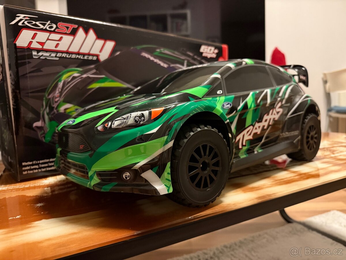 Traxxas Ford Fiesta ST Rally 1:10 VXL RTR zelená