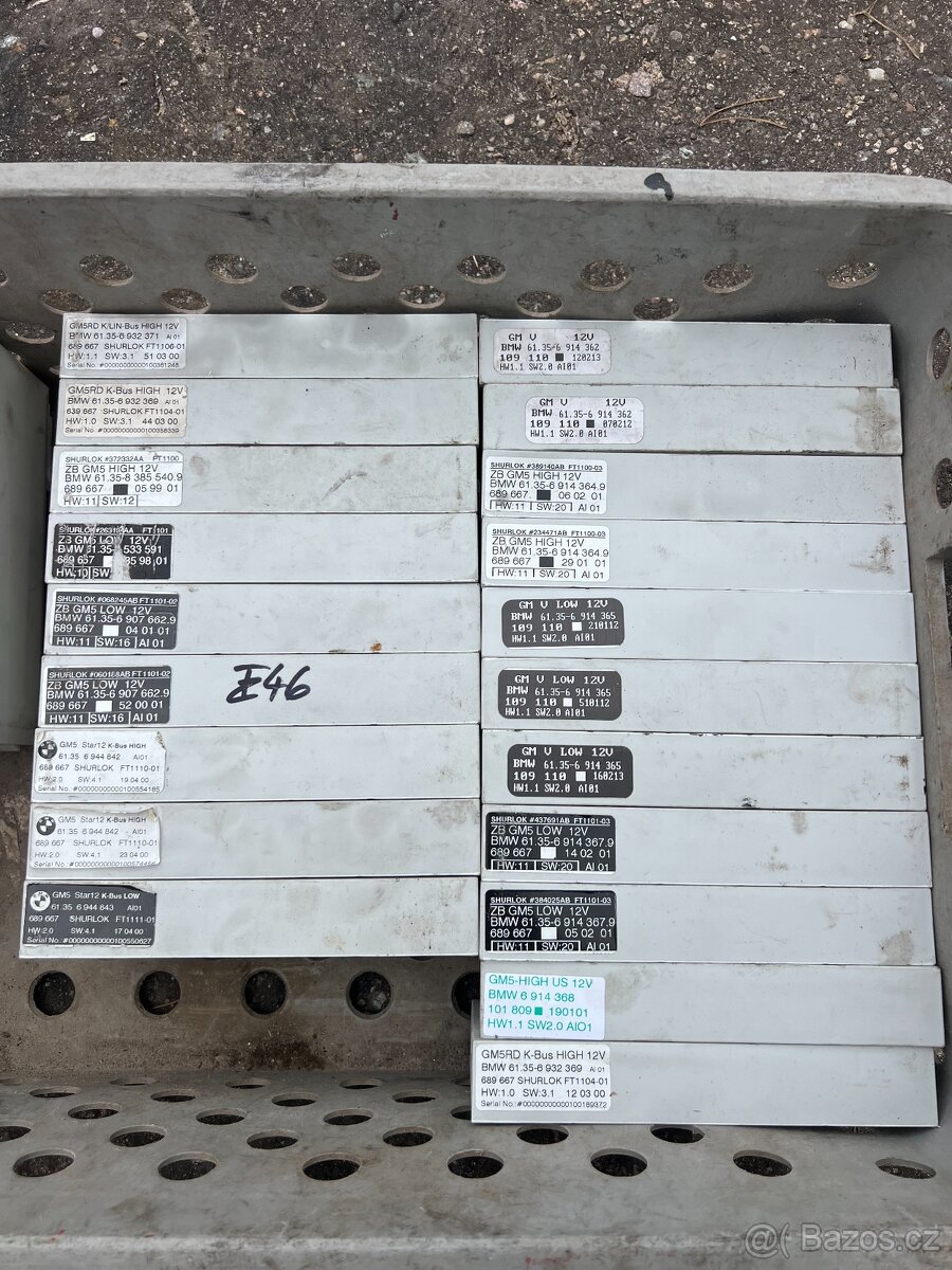 BMW 3er E46 komfortní jednotka výbavy