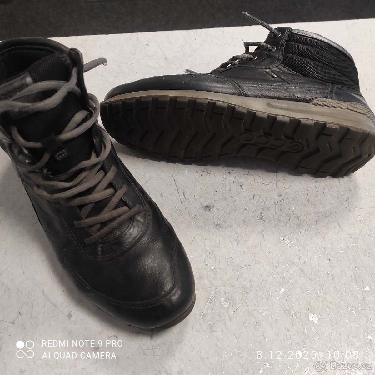 Dámske zateplené boty Ecco č.39