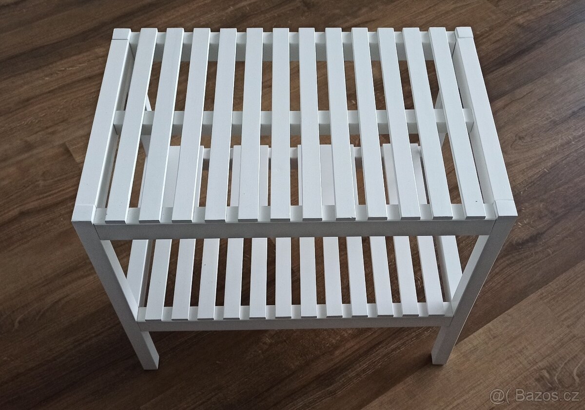 Lavice / stojan / otevřená skříňka / botník - Muskan Ikea