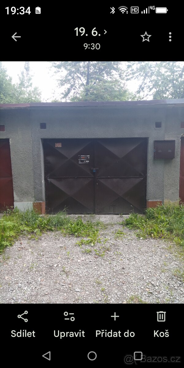 Pronájem garáže Zákupy