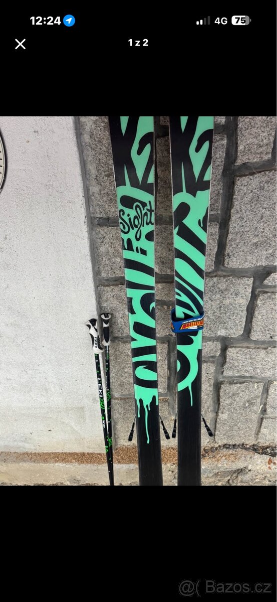 Lyže K2 sight 184 cm