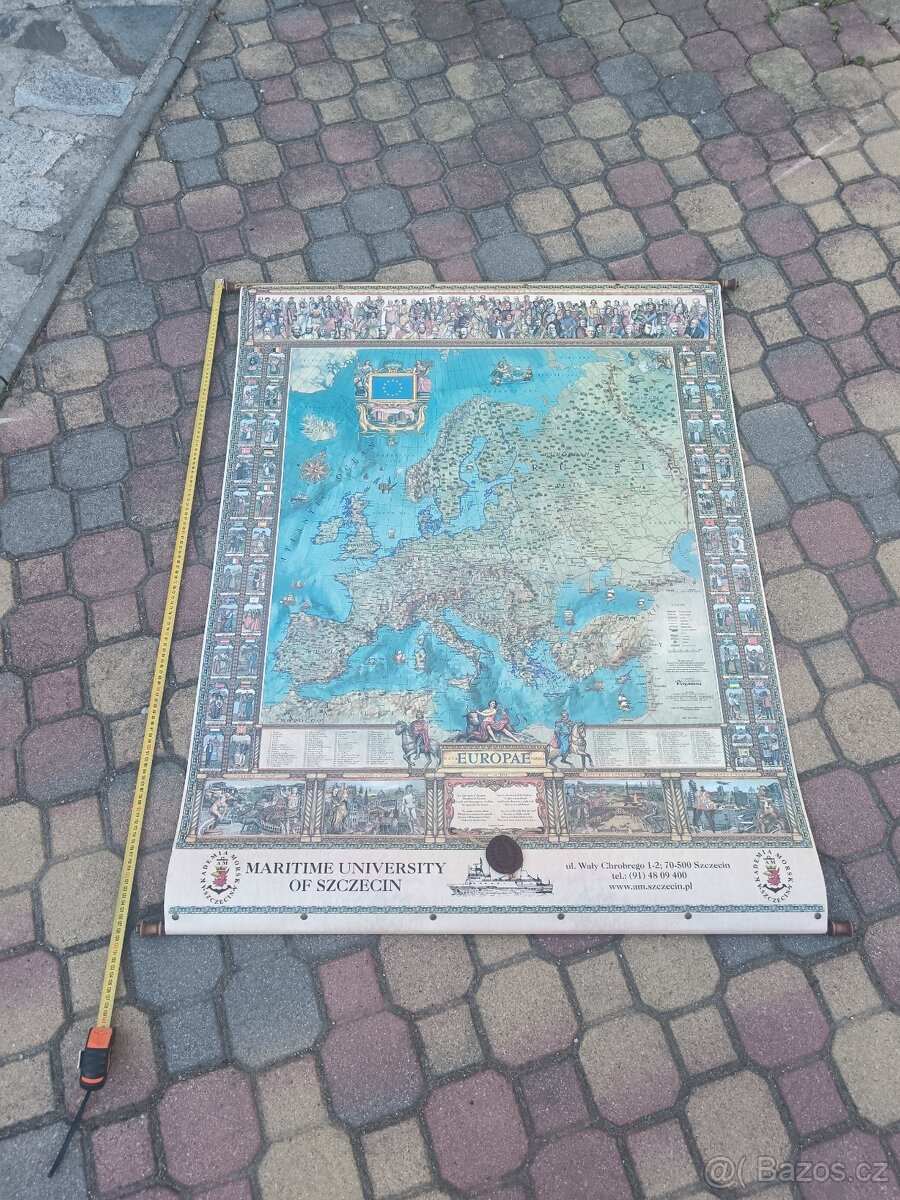 Veliká mapa - Evropa, PL