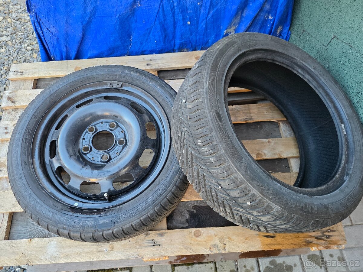 Nahradní dojezdové kolo 195/50 R15 ET54