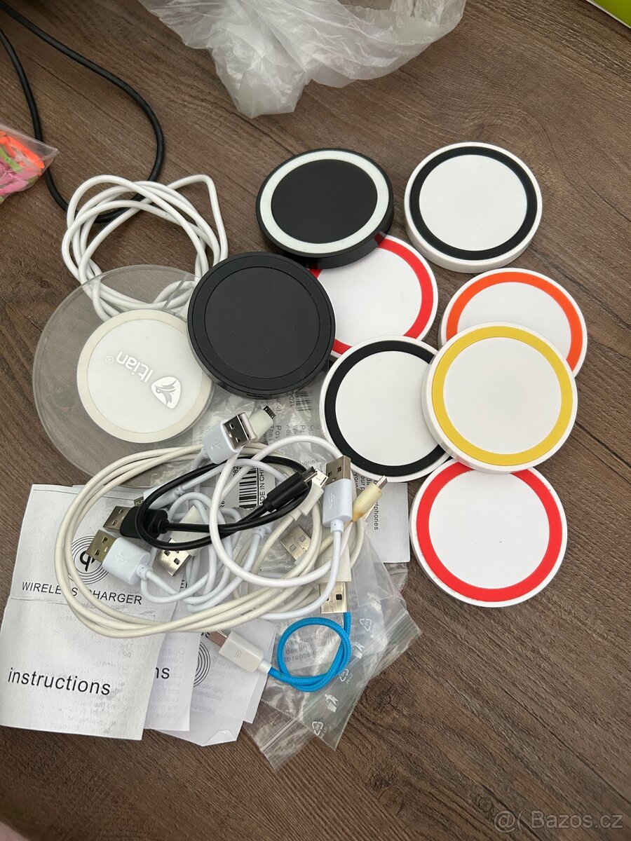 Prodam 8ks qi nabijecek, wireless, bezdratove.